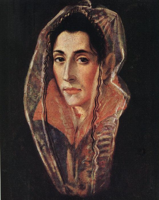 El Greco Portrait of a Lady oil painting image